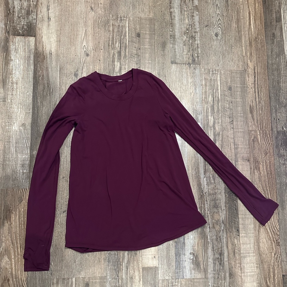 Purple lululemon shirt